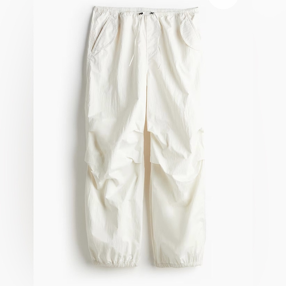 Parachute loose fit pull on pants XXL in cream
